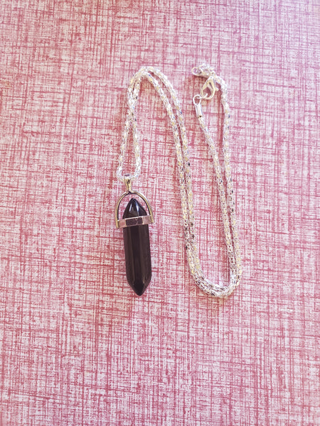 Onyx Point Necklace