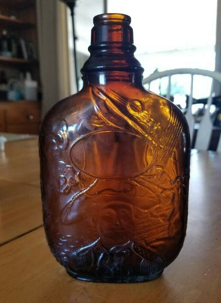 Antique Paul Jones Amber Whiskey Bottle