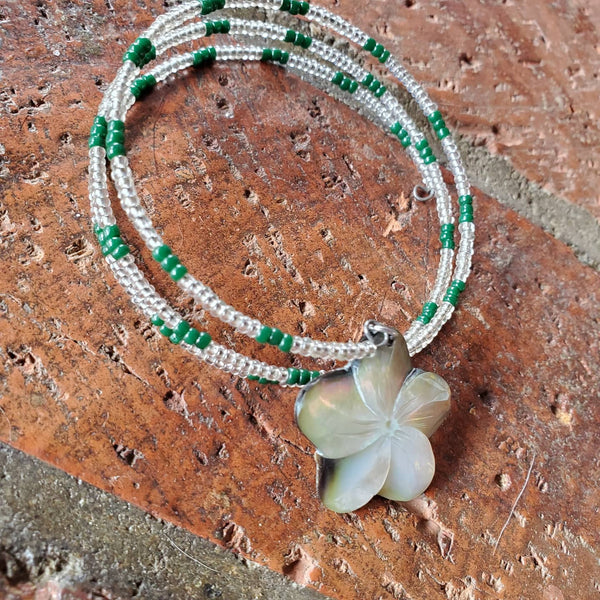 Mother of Pearl Flower Bracelet