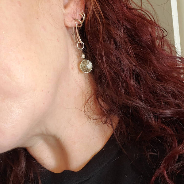 Glass Marble Earrings