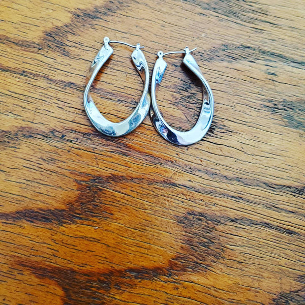 Twisted Loop Earrings