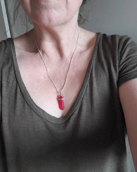 Red Jade Necklace