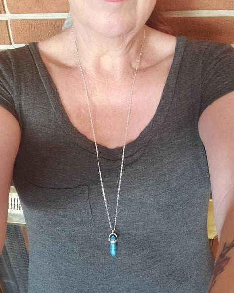 Turquoise Point Necklace