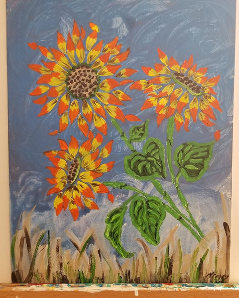 Autumn Sunflowers