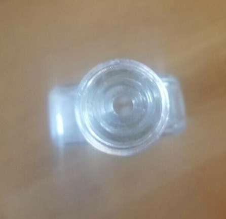 Small Vintage Clear Glass Medicine Bottle