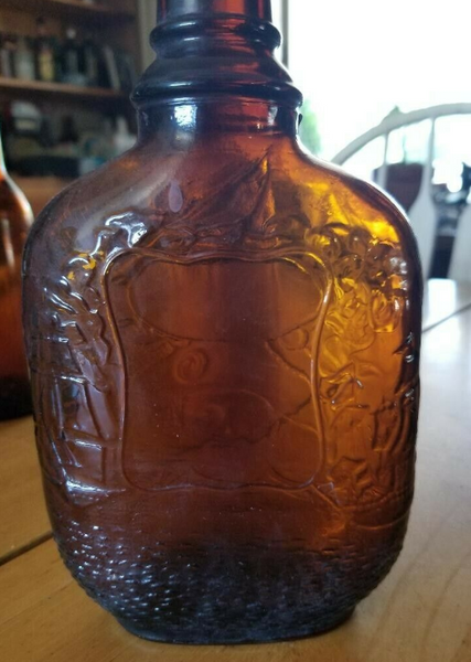 Antique Paul Jones Amber Whiskey Bottle