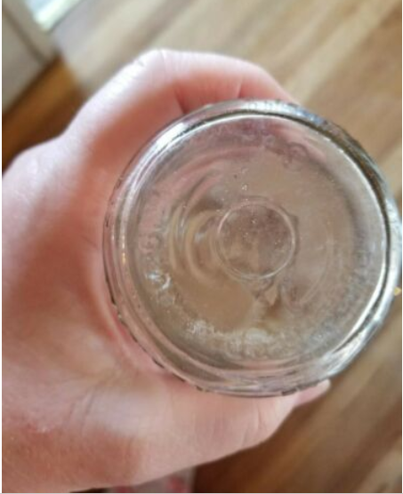 ONE-HALF PINT MILK BOTTLE perfect condition