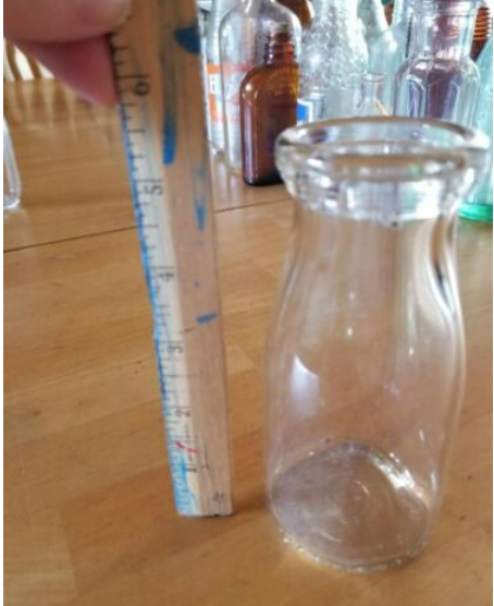 ONE-HALF PINT MILK BOTTLE perfect condition