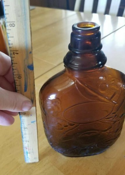 Antique Paul Jones Amber Whiskey Bottle