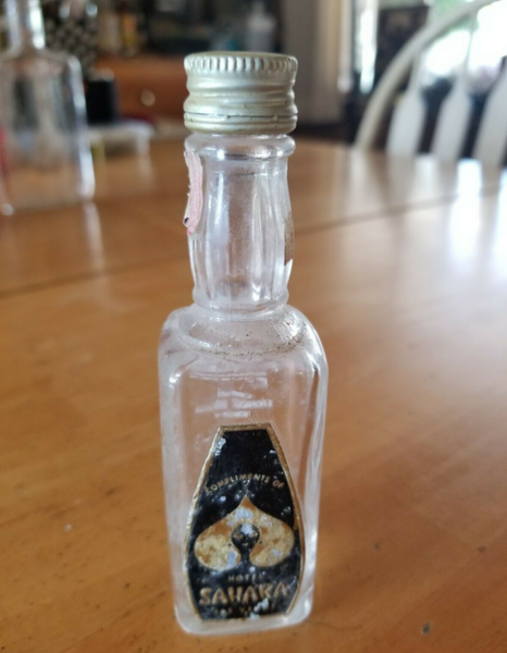 Sahara Complimentary Liquor Bottle