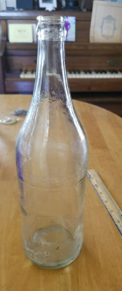 Rare Vintage 1930s Canada Dry Club Soda Glass Bottle