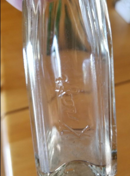 Vintage Clear Glass KRAFT Collectible Condiment Bottle