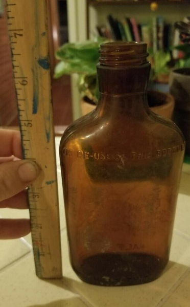 Antique/Vintage Half Pint Whiskey Bottle