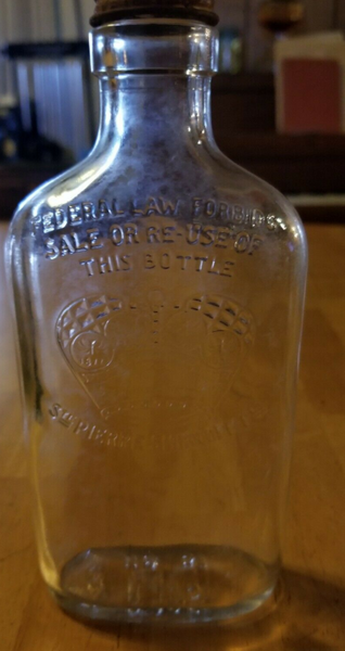 Vintage St. Pierre Smirnoff Collector's Bottle with cap