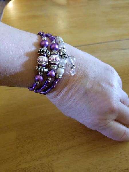 Purple Wrap Bracelet