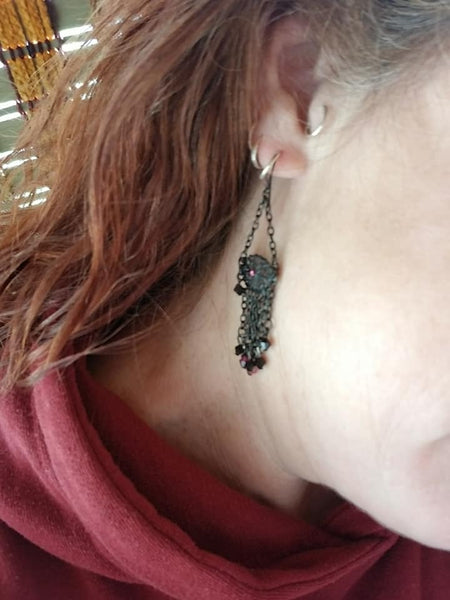 Goth Chandelier Earrings