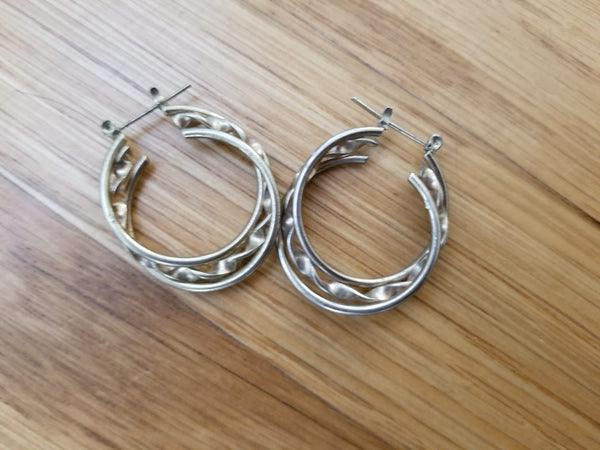 Brass Loop Earrings