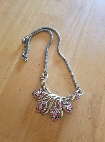 Antique Pink Necklace