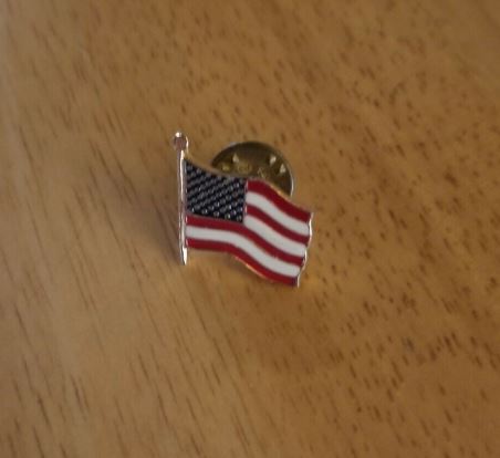 AMERICAN FLAG LAPEL PIN