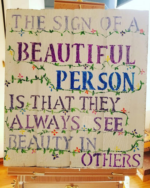 The Sign of a Beautiful Person